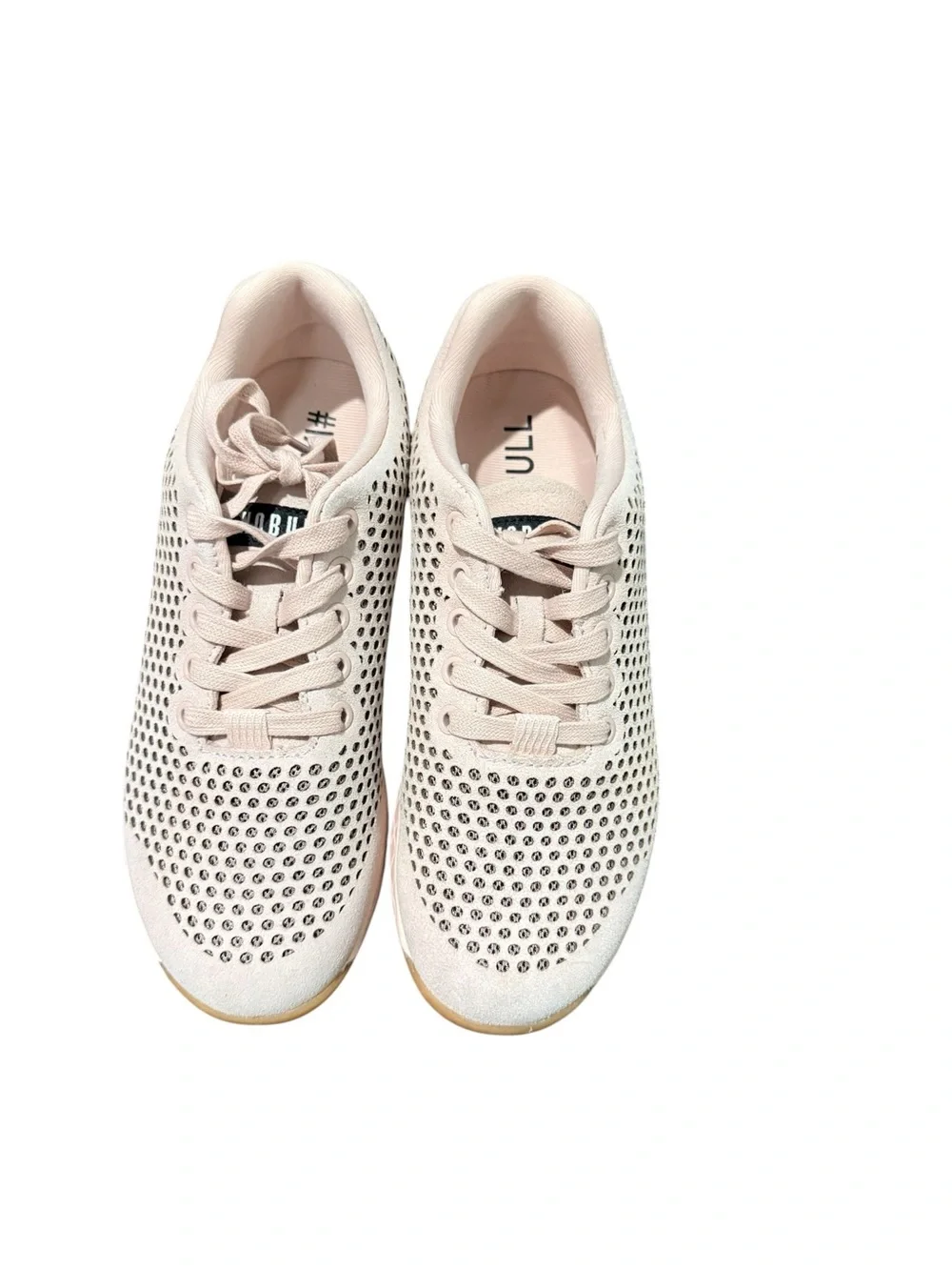NOBULL Blush Pink Perforated Suede Trainers Women’s Size 8.5 Crossfit Hyrox